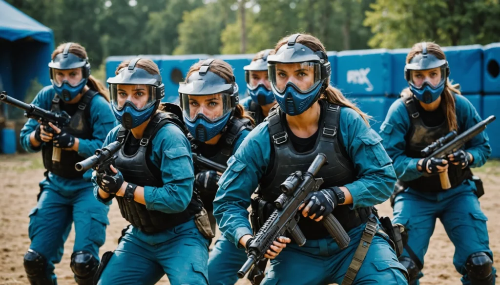 bleus paintball