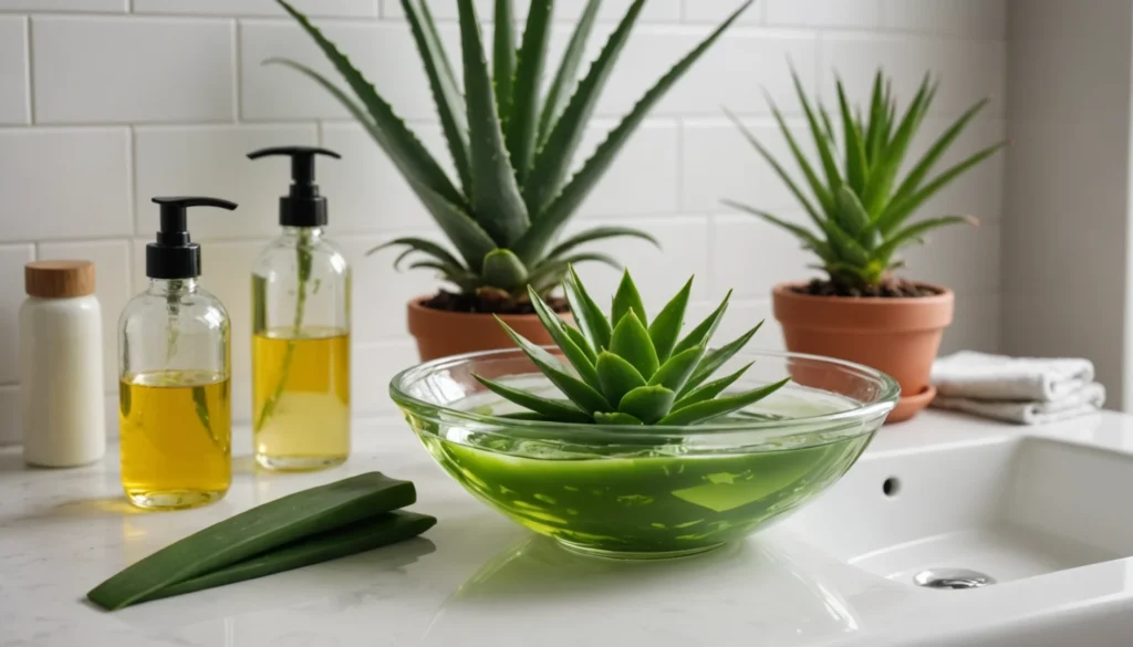 soin cheveux aloe vera maison