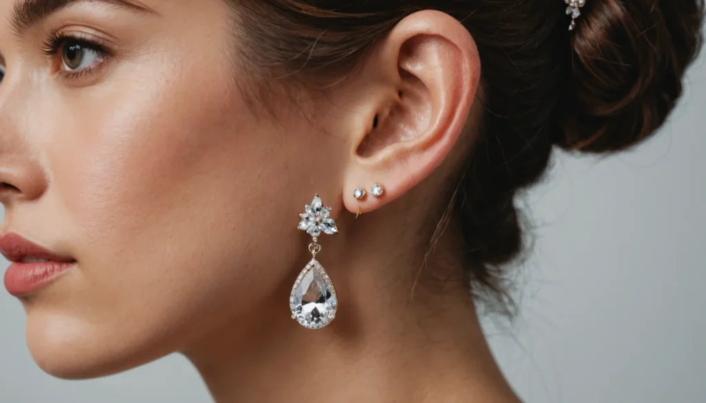 boucle d'oreille non percée