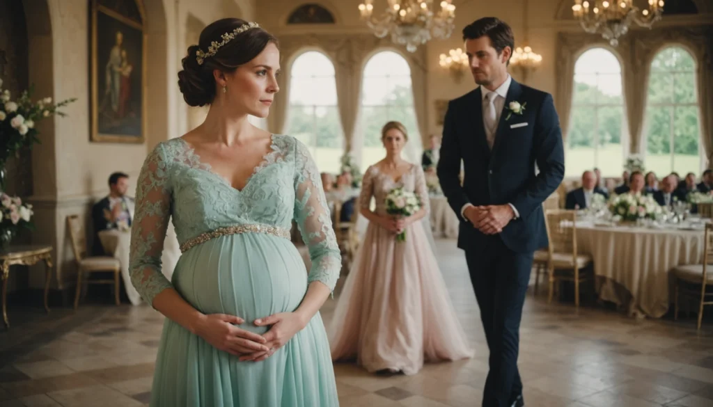robe demoiselle d'honneur femme enceinte