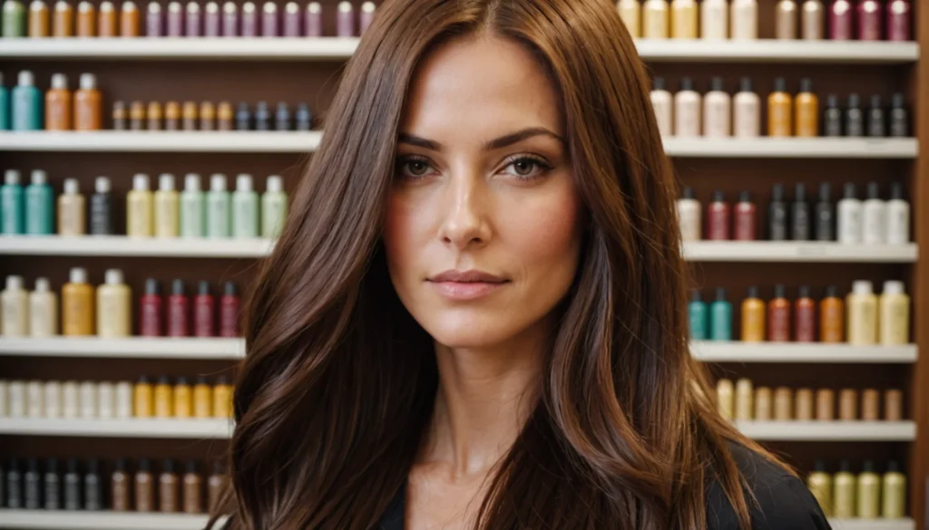 coloration sans ammoniaque après lissage brésilien