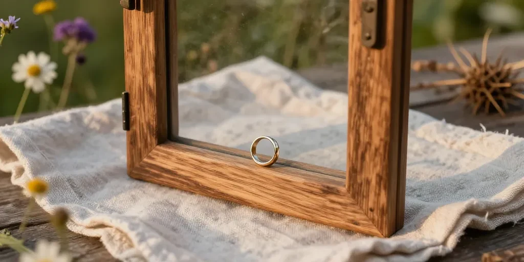 porte alliance mariage champetre